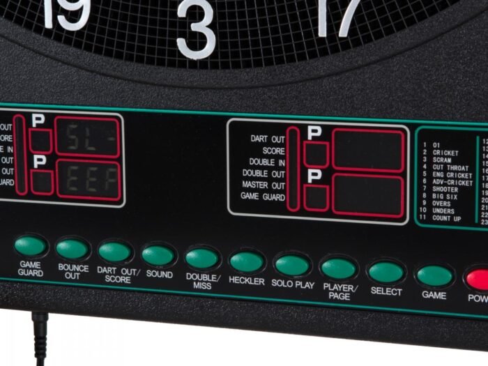 Arachnid Cricket Maxx 1.0 Electronic Dartboard Cabinet Set - Image 6
