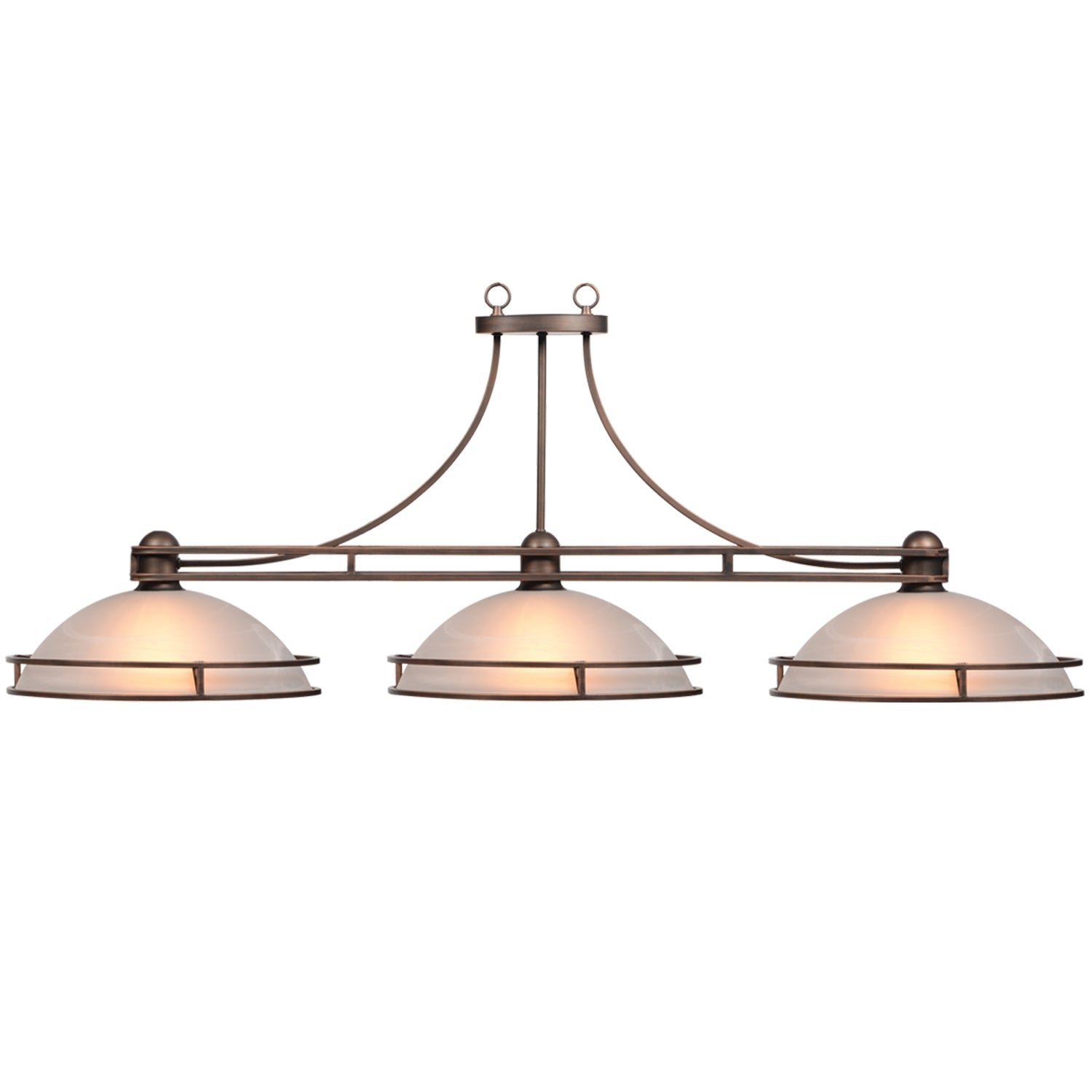 COS-B56-BZRGB RAM Game Room Cosmopolitan - 56" 3 LT Billiard Light - Bronze - Image 1
