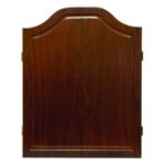 DMI Sports Recreational Dartboard Cabinet Set (Rosewood) - Image 2