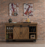 American Heritage Billiards Gateway Bar Cart - Image 4