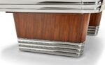Brunswick Centennial 8ft American Pool Table With Drop Pocket - Rosewood & Chrome - Image 5