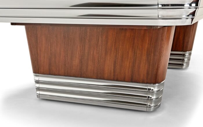 Brunswick Centennial 8ft American Pool Table With Drop Pocket - Rosewood & Chrome - Image 5