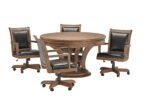 Brunswick Billiards Centennial Game Table in Rustic Dark Brown - Image 3