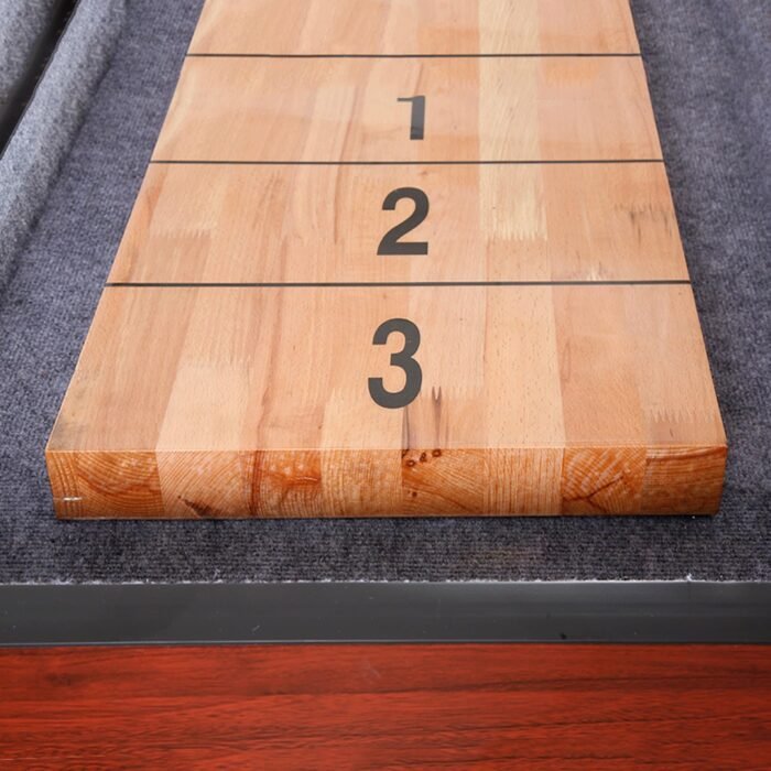 Carmelli Challenger 14' Shuffleboard Table in Walnut Finish - Image 3