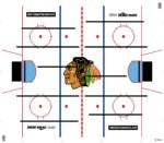 Chicago Blackhawks NHL Super Chexx Pro Bubble Hockey - Image 3