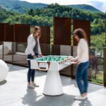 FAS Ciclope White Outdoor Foosball Table Free Entertainment Top - Cover & Balls - Image 14