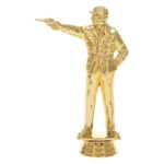 Civilian Pistol Shooter Male, Gold - 5 1/8"Trophy Figure