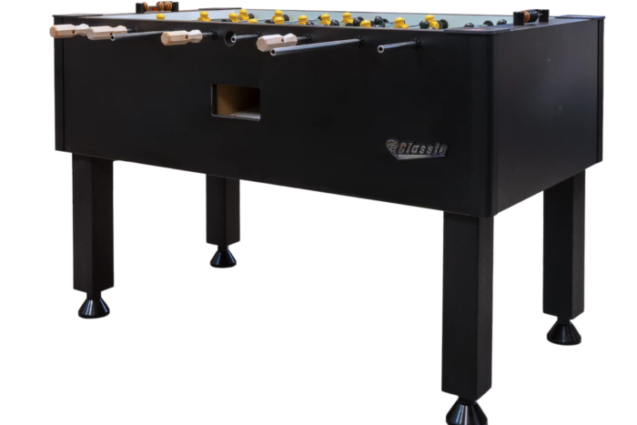 Tornado Classic II Foosball Table Non-Coin in Black Suede - Image 3