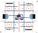 Colorado Avalanche NHL Super Chexx Pro Bubble Hockey - Image 3