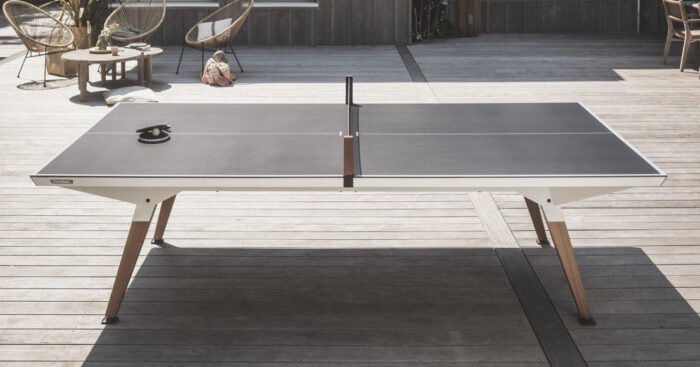 Cornilleau Origin White Frame - 9 x 5 - Convertible outdoor ping pong table - 3 net options - Image 11