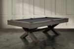 Nixon CrissyCross 8' Slate Pool Table in Charcoal Finish - Image 6