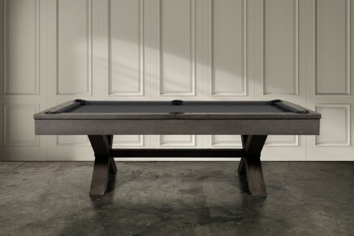 Nixon CrissyCross 8' Slate Pool Table in Charcoal Finish - Image 7