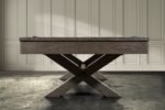 Nixon CrissyCross 8' Slate Pool Table in Charcoal Finish - Image 8