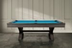 Nixon CrissyCross 8' Slate Pool Table in Charcoal Finish - Image 9