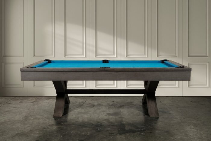 Nixon CrissyCross 8' Slate Pool Table in Charcoal Finish - Image 9