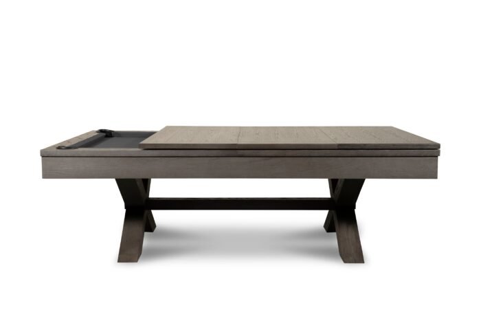 Nixon CrissyCross 8' Slate Pool Table in Charcoal Finish - Image 3