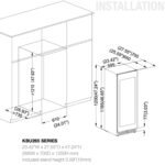 47" High Wine & Beverage Refrigerator Combo with Triple Temp. Zones - Image 11