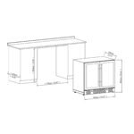 36-inch Beer and Wine Cooler Combination with Low-E Glass Door - Image 12