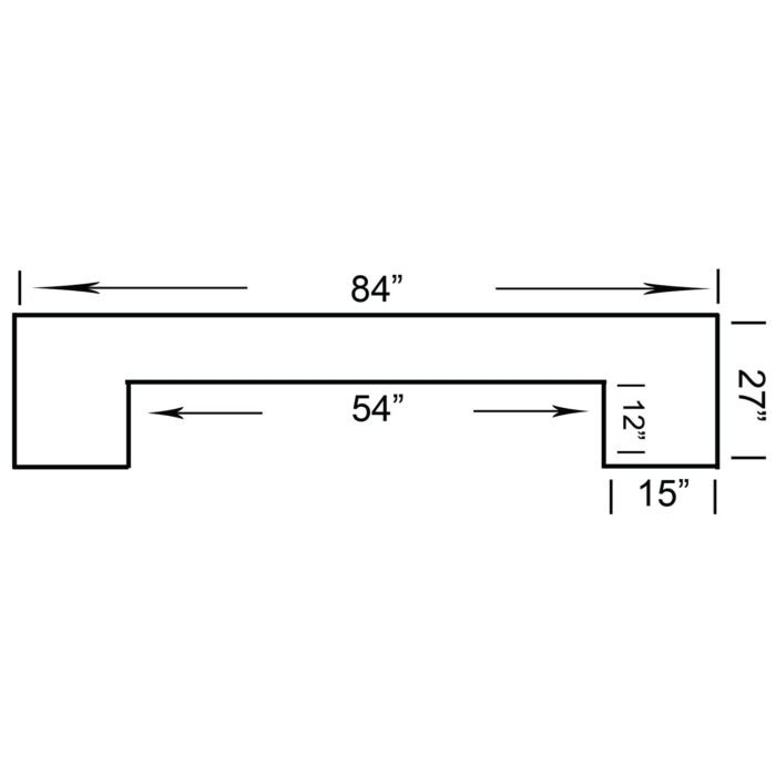 RAM Game Room 84" Bar - Slate - Image 4