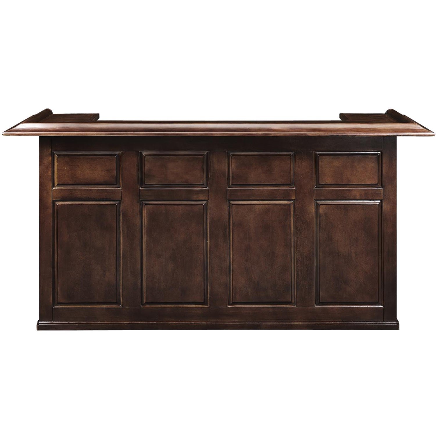 DBAR84-CAP-FRONTRGB RAM Game Room 84" Bar - Cappuccino - Image 1