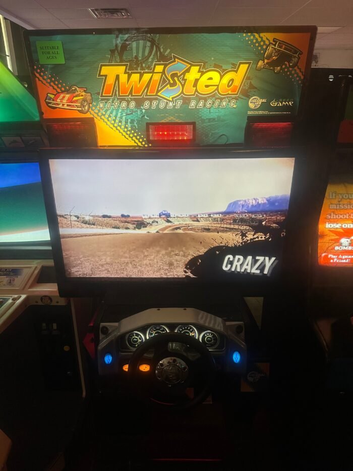 GlobalVR Twisted Nitro Stunt Racing Arcade Game - Image 8