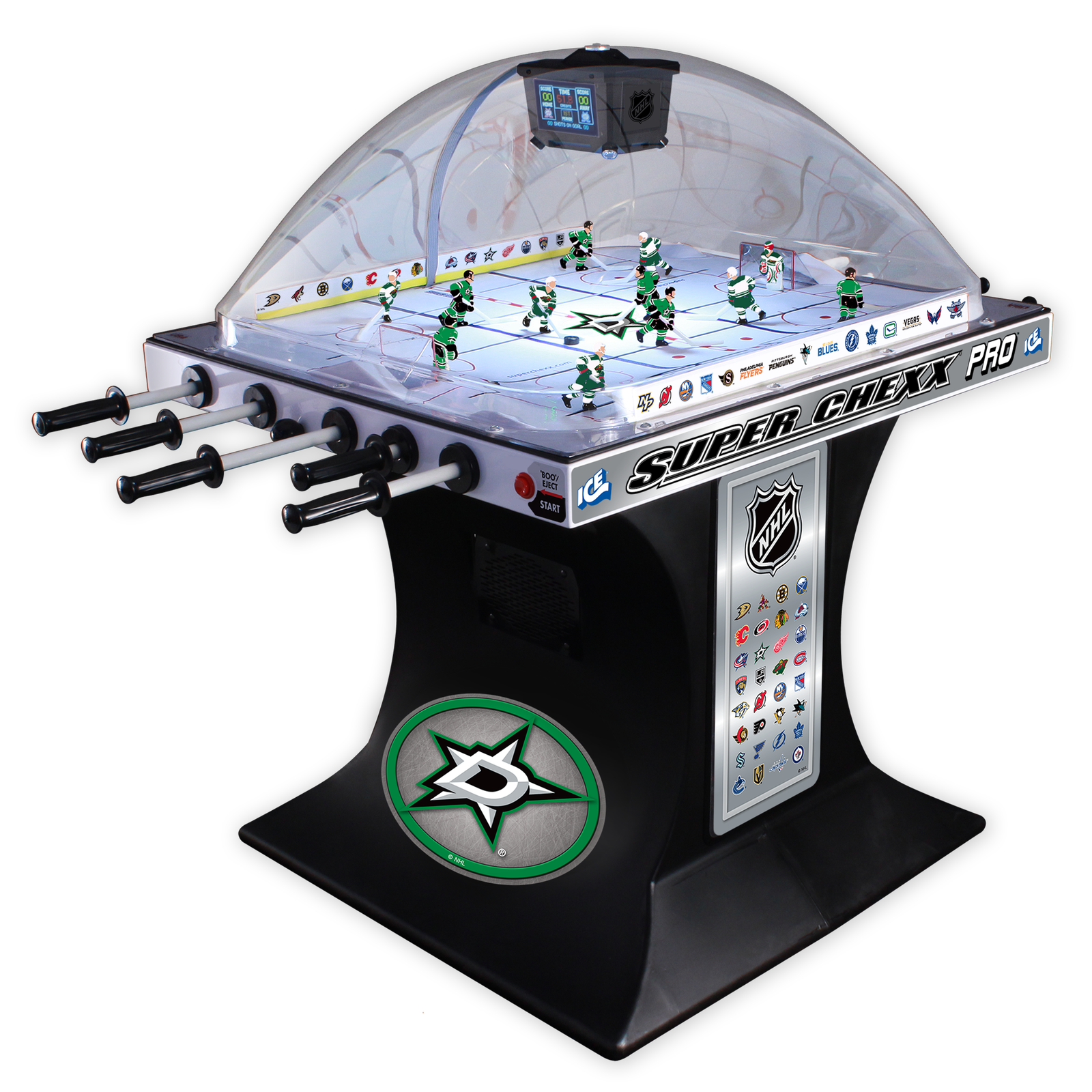 Dallas_Stars Dallas Stars NHL Super Chexx Pro Bubble Hockey - Image 1