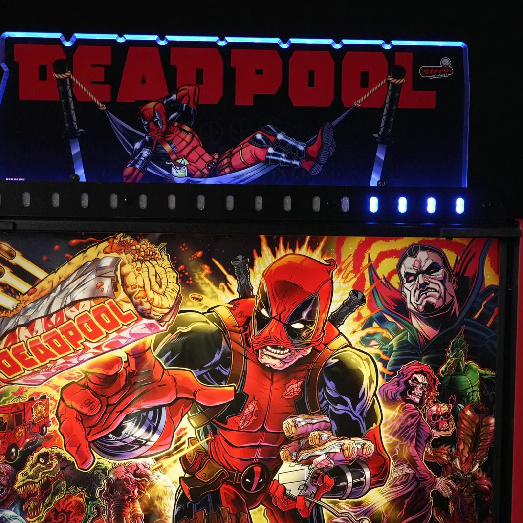 DeadpoolPlate Stern Expression Topper Base with Deadpool Plate - Image 1