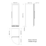 Upright Wine & Beverage cooler Combo With Triple Temp. Zones - Image 12