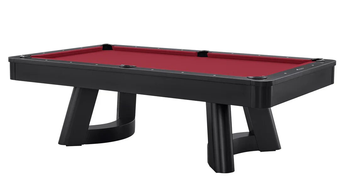 Dunbar-Raven-Legacy-Red Legacy Dunbar 8ft Pool Table - Image 1
