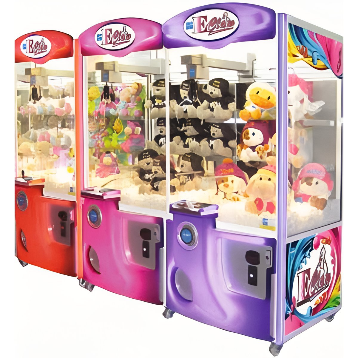 E-Claw_600_3-Player_Crane_Machine_Product_Image E-Claw 600 3-Player Crane Machine - Image 1