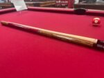 Jacoby Bocote with Raspberry Stained Birdseye Maple and Unique Inlay Cue Stick - 18.6oz - Image 2