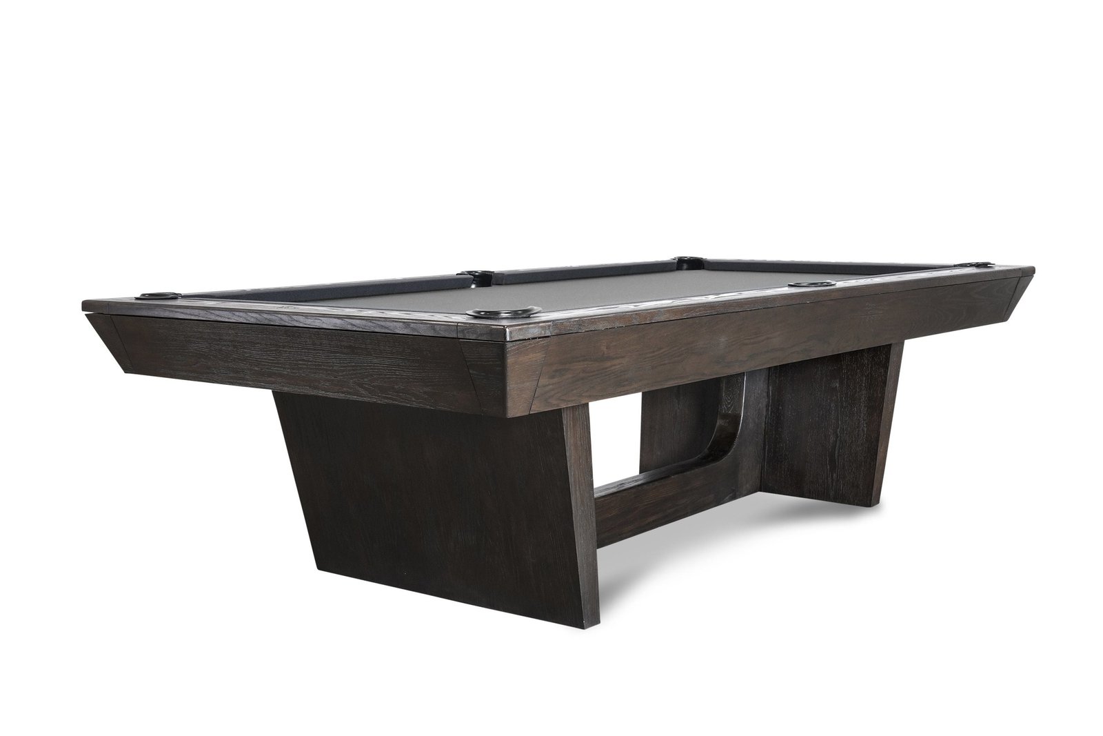 E0biKlX4 Nixon KAI 8' Slate Pool Table in Waxed Brown Finish w/ Dining Top Option - Image 1