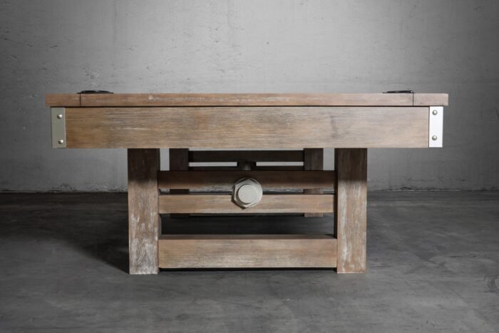 Nixon Bryant 8' Slate Pool Table in Weathered Natural Finish w/ Dining Top Option - Image 13