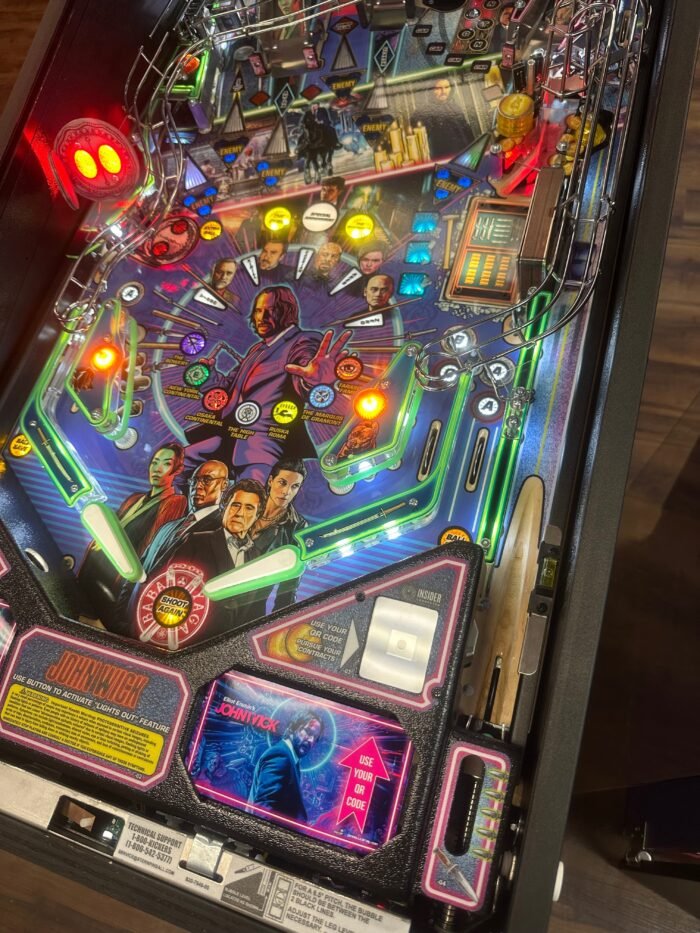 Stern Pinball John Wick Pro Pinball Machine with Upgrades - Image 19