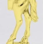 HORSES REAR, 3-3/4" trophy figure