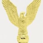 EAGLE ON WORLD TRIM 5" Trophy Figure