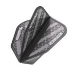 Black and Grey Airwing Molded V-Standard Dart Flights