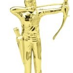 ARCHERY, MALE 5" Trophy Figure