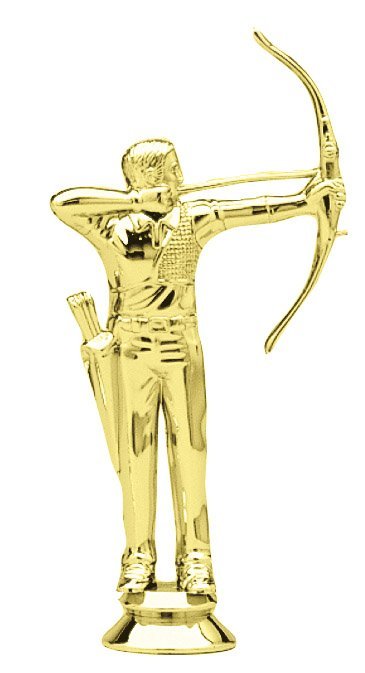 F992 ARCHERY, MALE 5" Trophy Figure - Image 1