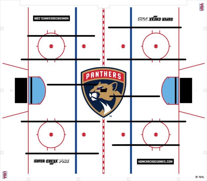 Florida Panthers NHL Super Chexx Pro Bubble Hockey - Image 3