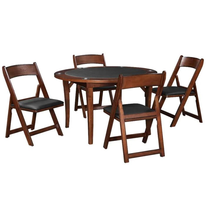 RAM Game Room FLDGTBL CN 48" Round Poker Table - Image 2
