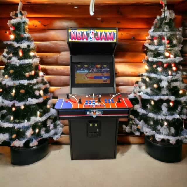 FRONT Nba Jam (4) Player Full Size Arcade-- New- Free Shipping Usa - Image 1
