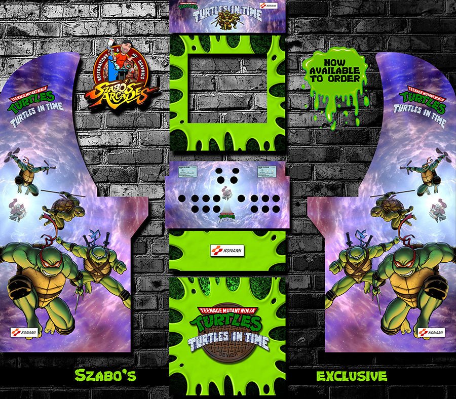 FULL_ADD Arcade 1up Turtles in Time full kit - Image 1