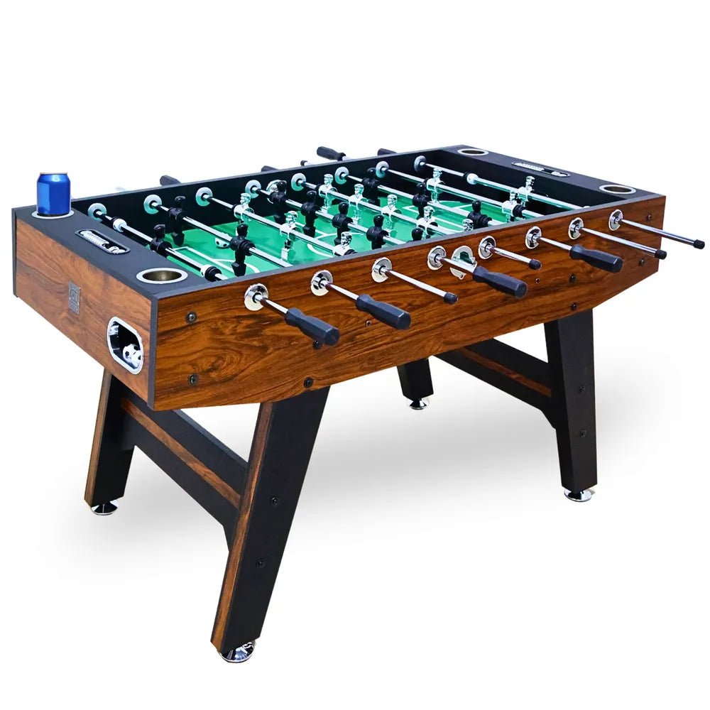 Freetime Fun The Avenger RF4300 56-inch regulation foosball table in walnut cabinet finish