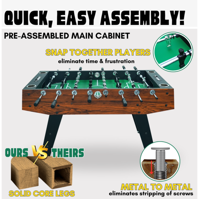 Freetime Fun The Avenger 56" Foosball Table - Image 2