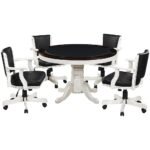 RAM Game Room 48" 2 IN 1 GAME TABLE x 4 DINING/GAME CHAIRS - Image 4