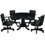 Ram Game Room 48" 2 In 1 Game Table - Black - Image 3