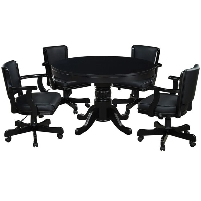 Ram Game Room 48" 2 In 1 Game Table - Black - Image 3