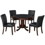 RAM Game Room 48" 2 IN 1 GAME TABLE x 4 DINING/GAME CHAIRS - Image 8