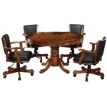 RAM Game Room 48" Game Table - Chestnut - Image 3
